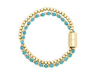 Bracciale Breil Donna magnetica system in Acciaio Pasta di turchese TJ3585 - TJ3585